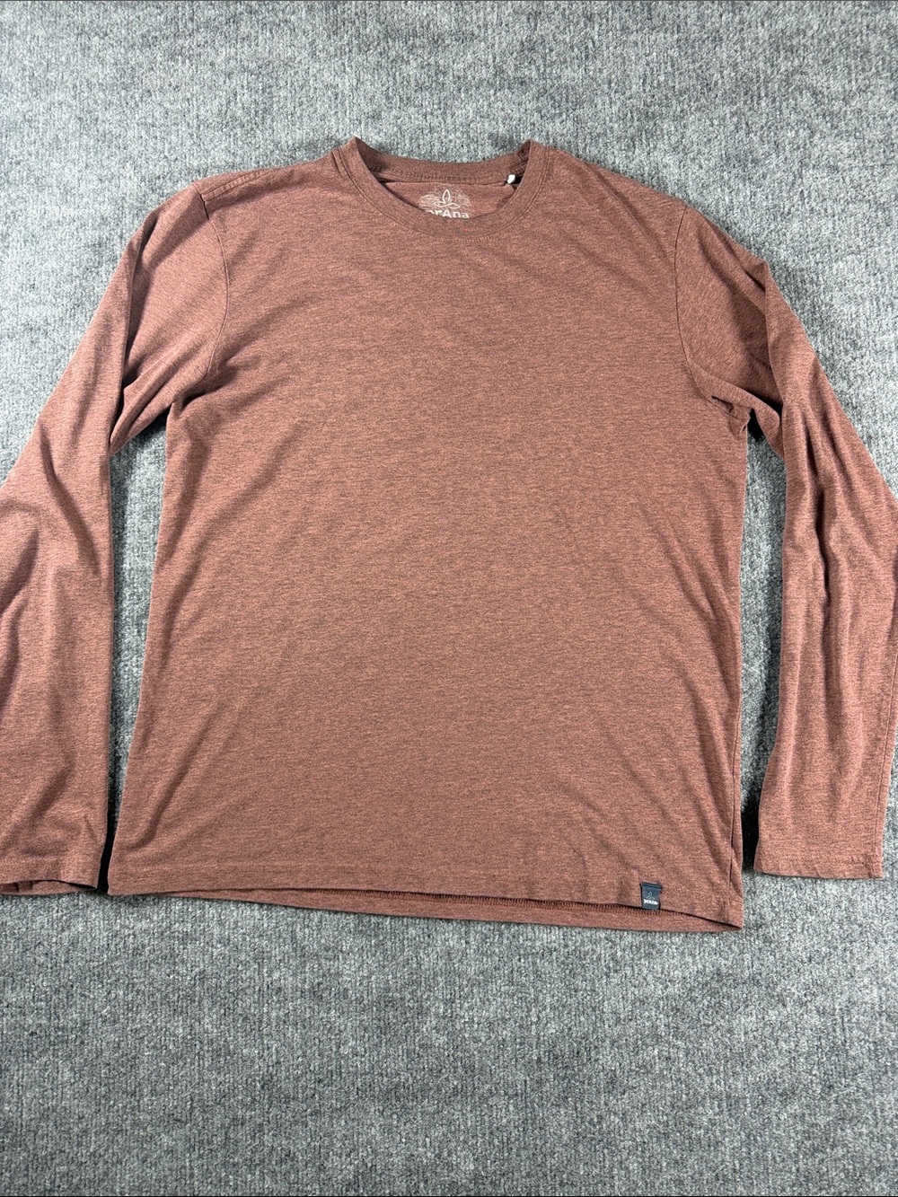 Prana Men's Long Sleeve Crew - Rust